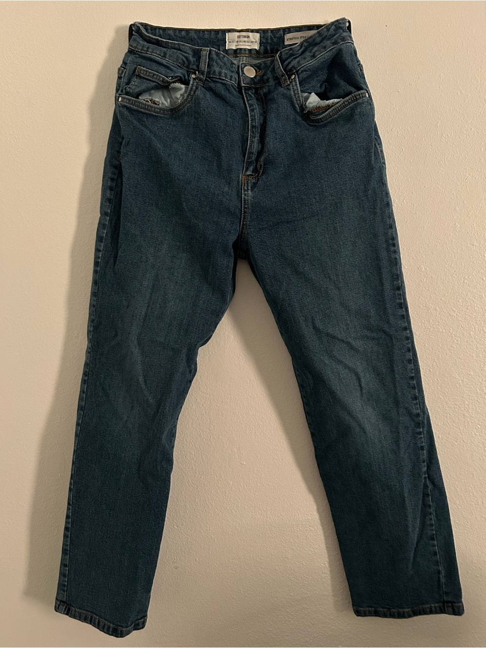 Cotton On Men's Indigo Straight Leg Jeans